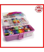 Portable 3-Layer Art Box with Colorful Supplies for Creative Kids Ages 4-12 - $991.01 MXN