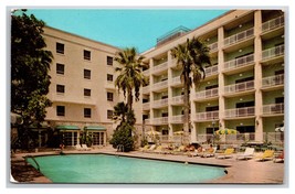 Menger Hotel Poolside San Antonio Texas TX UNP Chrome Postcard k18 - £3.53 GBP