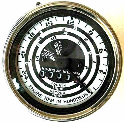 FD New Holland Tractor Speedometer C3NN17360N, 8N17360A1- Chrome Bezel f... - $35.25