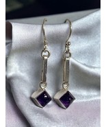 Sterling Silver Amethyst Earrings - $37.04