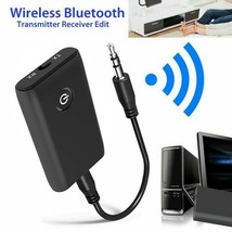 2 in 1 Wireless Bluetooth 5.0 Transmitter Receiver Chargable Adapter -  Black,   - £14.35 GBP