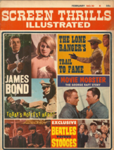 Screen Thrills Illustrated #10 February 1965 - James Bond, Beatles, Lone Ranger - £134.79 GBP