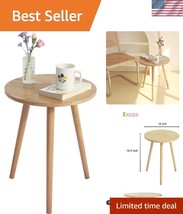 Elegant 16&#39;&#39; Bohemian Accent Table - Small Round Nightstand for Bedroom ... - $54.00