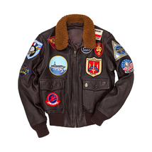 Tom Cruise Maverick G1 Flight Top Gun  Leather Jacket - £110.08 GBP