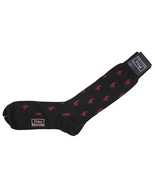 NEW Polo Ralph Lauren Socks!   Black with Red Polo Players Allover   Jap... - $24.60 CAD