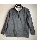 Orvis Sherpa Lined Thick Quarter Zip Size Medium Mens Sweater Sweatshirt... - $380.59 MXN