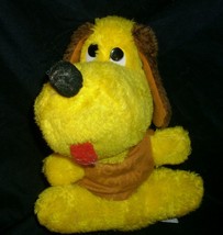 VINTAGE WALLACE BERRIE 1978 555 YELLOW PUPPY DOG STUFFED ANIMAL PLUSH TO... - £18.98 GBP
