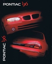 ORIGINAL Vintage 1996 Pontiac Grand Prix Am Sunfire Firebird Brochure Book - $29.69
