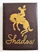 1950 Antique Rider College Trenton Nj Yearbook Shadow - £54.55 GBP