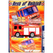 Matchbox 2008 Best of the British Dennis Sabre Fire Truck Red #11 - £32.19 GBP