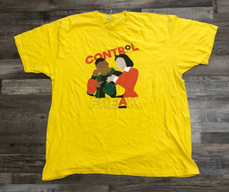 Martin TV Show Adult 2XL Control Freak Gina &amp; Martin Lawrence Yellow T S... - $30.64