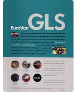 1999 Volkswagen EUROVAN GLS sales brochure sheet US VW 99 - €7,81 EUR