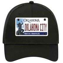 Oklahoma City Oklahoma Novelty Black Mesh License Plate Hat - $28.99