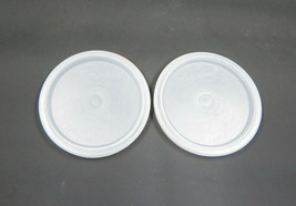 Tupperware Sheer Seals 295 Replacement Lids Tumblers Glasses Snack Cups Set of 2 - £3.18 GBP