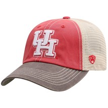 Top of the World Houston Cougars Men&#39;s Relaxed Fit Adjustable Mesh Offroad Hat - £34.07 GBP