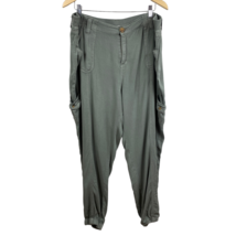 Knox Rose Jogger Pants Womens XXL Green Cargo Tapered Leg Casual Stretch - £15.71 GBP