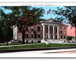Wayne County Court House Goldsboro North Carolina NC UNP Linen Postcard W17 - £3.12 GBP