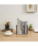 Vintage Gray Slatted Bookends, Set of 2 - $20.49 CAD