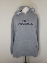 Men&#39;s O&#39;Neill pullover hoodie sweatshirt Gray graphic large - £15.00 GBP