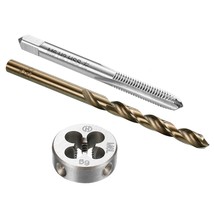 Uxcell Tap And Die And Drill Bit Set, M6 X 1 Left Hand Thread Milling Tap And - $35.99