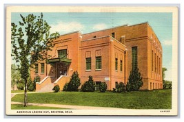 American Legion Hut Building Bristow Oklahoma OK Linen Postcard O20 - £2.28 GBP