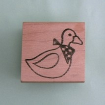 Duck with Bandana Wood Mounted Rubber Stamp - $2.99