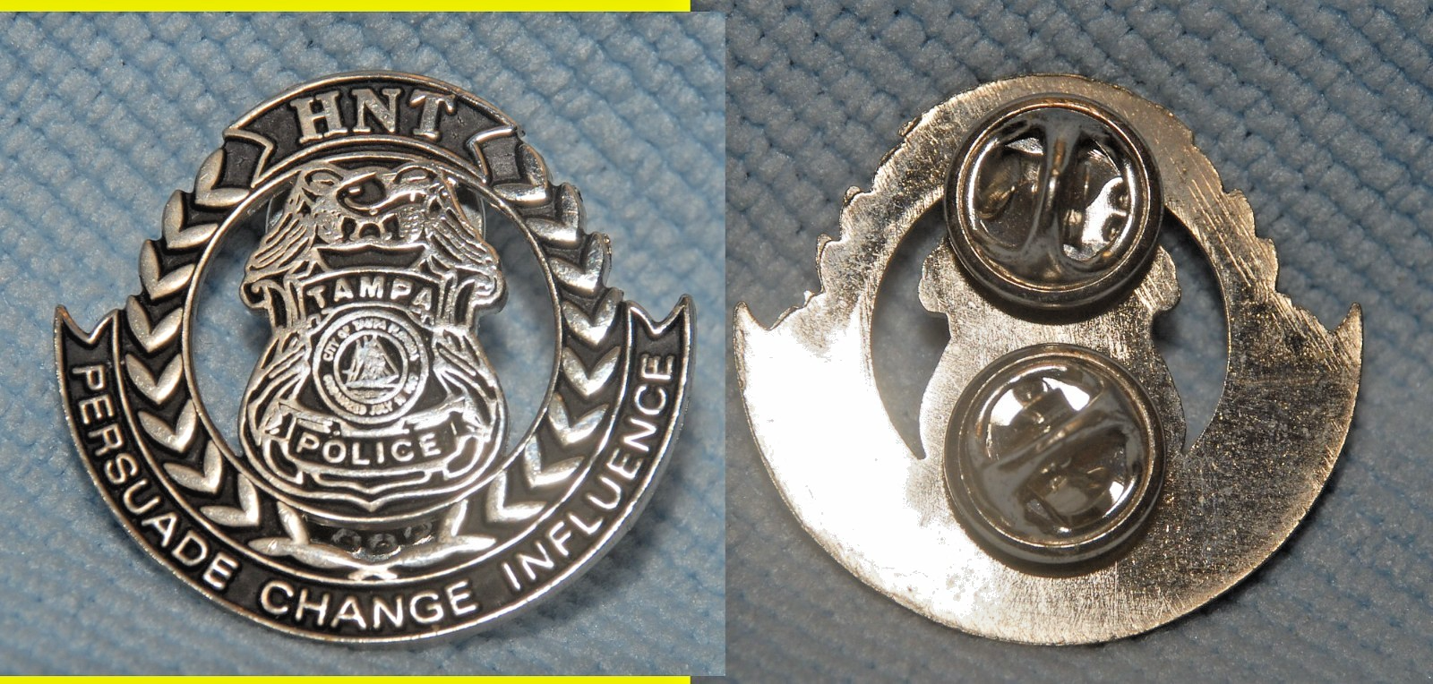 CITY OF TAMPA FLA POLICE DEPT HOSTAGE NEGOTIATION TEAM SPECIALTY BADGE Item image 2