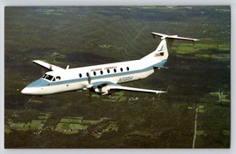 Postcard Airplane Piedmont Commuter Beech 1900C N72154 S/N UB-18 Brockway Air - £3.99 GBP