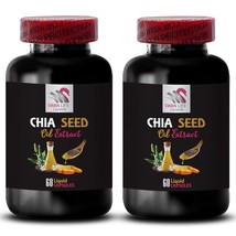 Healthy Function - CHIA SEED OIL EXTRACT - Nutritional Harmony 2 Bottle 120 Caps - $34.16