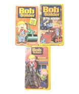Bob The Builder-Lot Of 3 (VHS) To The Rescue, Building Friendships, As S... - $11.63