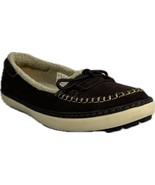 TIMBERLAND Women&#39;s Brown Faux fur Suede Slip-on Casual Shoes Size 6, 8452A - £35.95 GBP