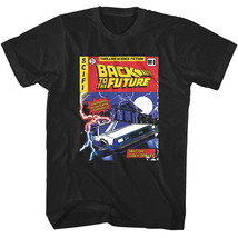 Back to The Future Comic Book Cover Men&#39;s T Shirt Hoverboard Thrilling S... - $28.50+