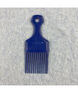 Vintage Comare #720 Blue Hair Pick Comb 5” Wide Teeth Women’s USA Made P... - $234.25 MXN