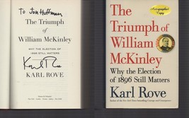 The Triumph of William McKinley / SIGNED / Karl Rove / 1ST ED Hardcover 2019 - £14.54 GBP