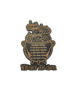 Witch&#39;s Kitchen 12203 Cauldron Measurement Conversion Magnet 5&quot; H Wood - $150.79 MXN