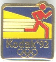 1992 Kodak Olympic Track &amp; Field Pin Pinback - £3.18 GBP