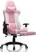 Ohaho Gaming Chair Racing Style Office Chair Adjustable Massage Lumbar Cushion - £144.51 GBP