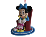 Vintage Disney Micky Mouse Grandma Christmas Ornament Chair Knitting - $12.00