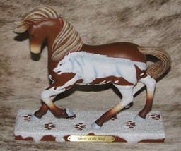 TRAIL OF PAINTED PONIES Spirit of the Wolf~Low 1E/0236~Pawprints in the ... - £68.33 GBP