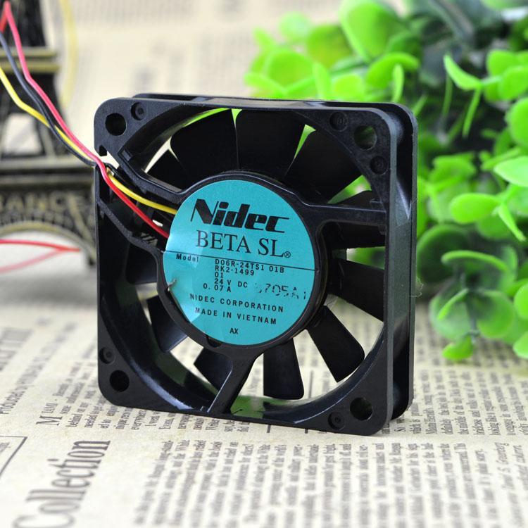 Nidec BETA SL D06R-24TS1-01B Server - Square Fan 24V DC Silent Cooling F... - $3.80
