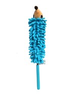 Hedgehog Fuzzy Stick Blue Extendable Duster - $239.01 MXN