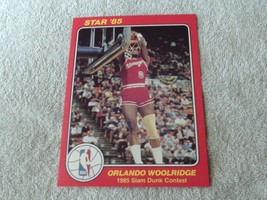 1985 Star Orlando Woolridge # 9 Slam Dunk Super 5 X 7 Mint !! - £24.10 GBP