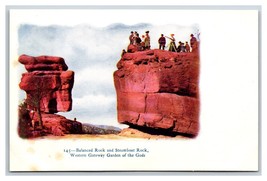 Balanced &amp; Steamboat Rock Colorado Springs CO UNP Embossed UDB Postcard M17 - £2.74 GBP