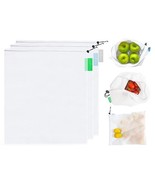 *Premium Reusable Mesh Bags | Market Bag for Fresh Produce, Groceries, S... - $252.79 MXN