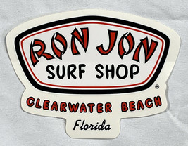 Ron Jon Surf Shop Clearwater Beach Florida Sticker 5.25&quot; - £11.69 GBP