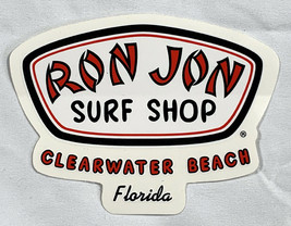 Ron Jon Surf Shop Clearwater Beach Florida Sticker 5.25&quot; - $14.80