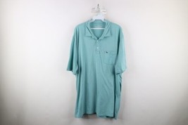 Vineyard Vines Mens 2XL XXL Whale Logo Striped Edgartown Jersey Knit Polo Shirt - £27.06 GBP