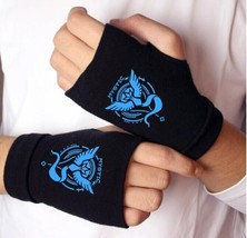 Pokemon GO Fingerless Gloves nwt Team Mystic with Mystic Spelled out - £11.14 GBP