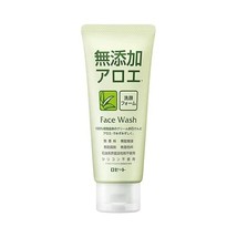Japanese Gentle Foaming Aloe Face Wash for Acne-Prone Skin (Additives-Free) - £15.98 GBP