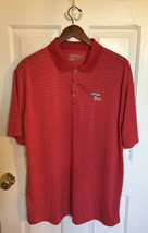 NIKE GOLF x TORREY PINES XL Fit Dry Red Stripe Polo Shirt San Diego perf... - $29.67